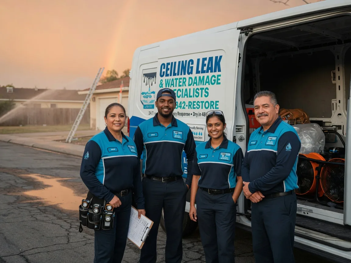 Ceiling Leak Cleanup company in Mumford, TX