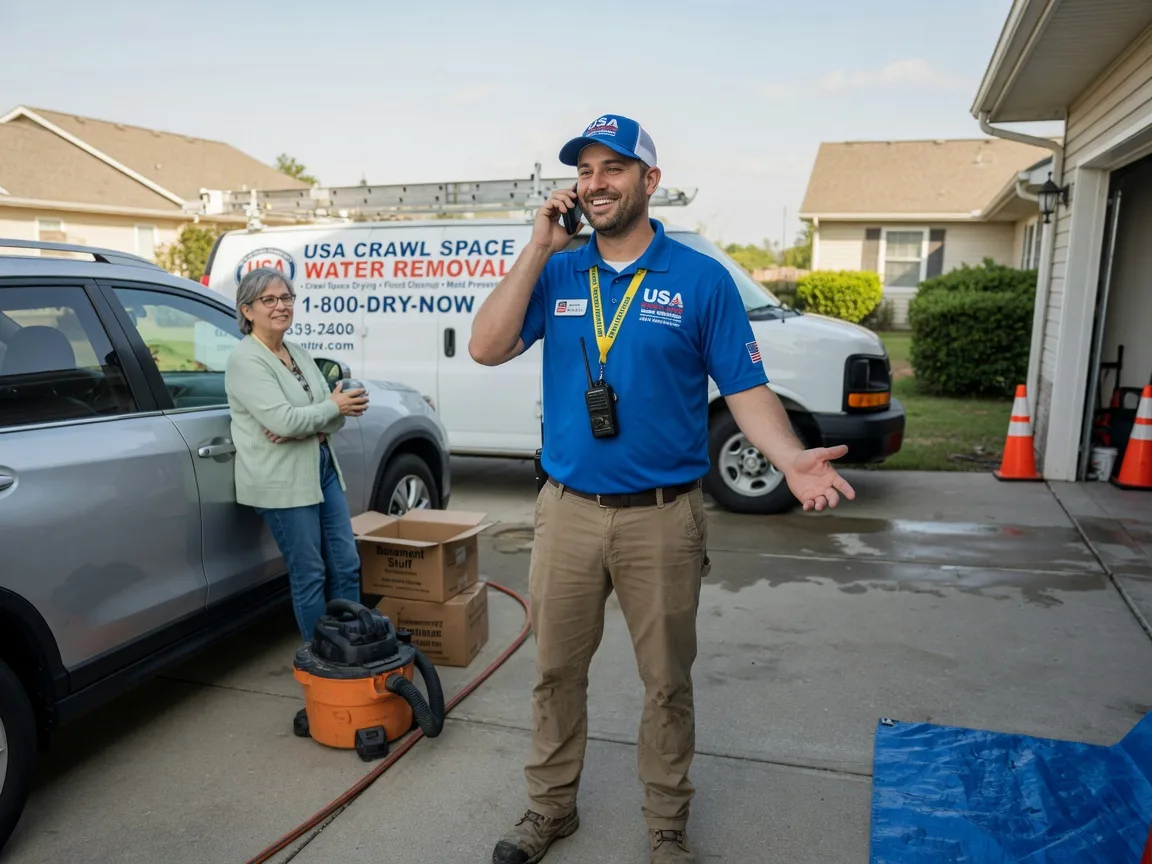 Crawl Space Water Removal Mumford, TX FAQs